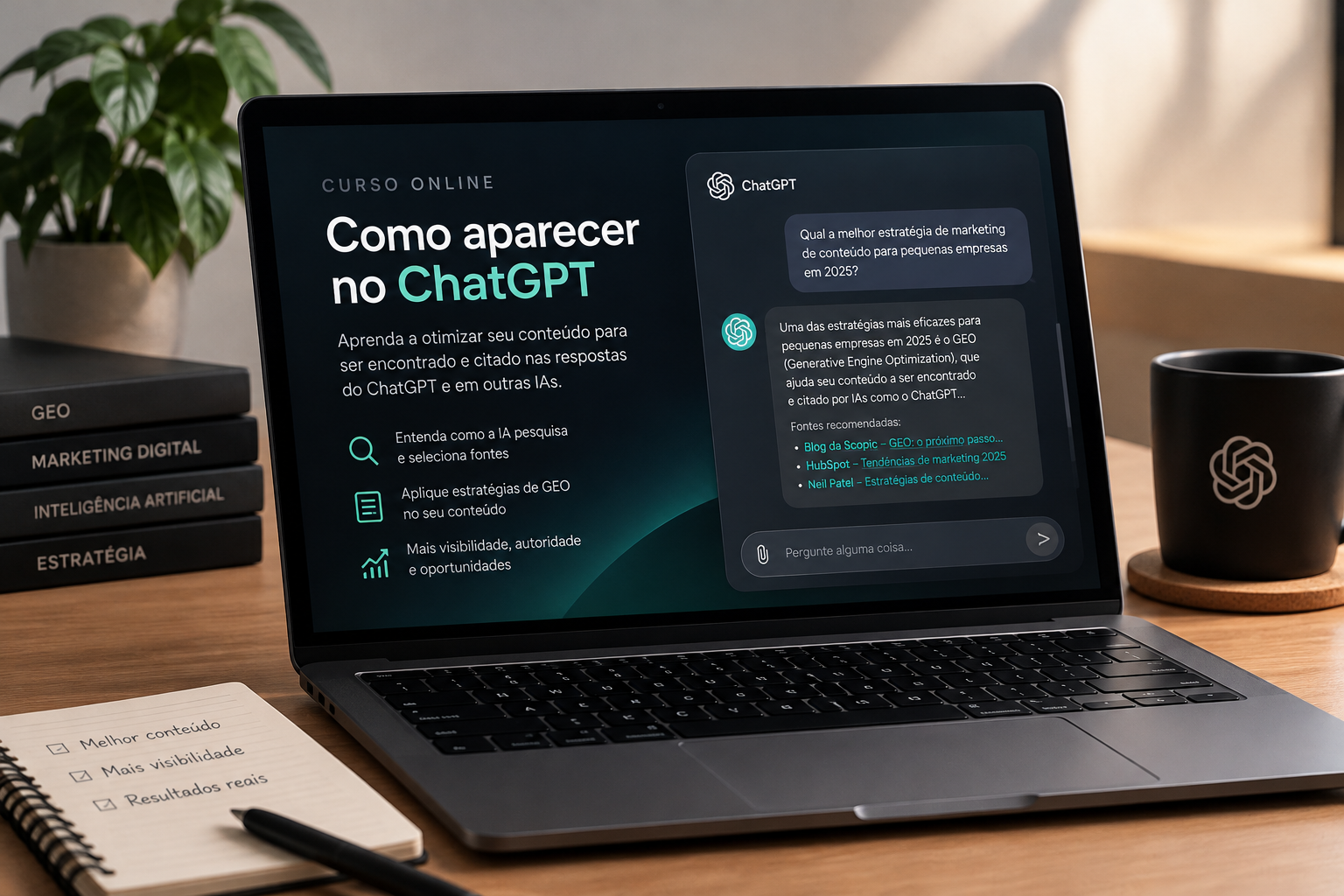 Curso de GEO: como aparecer no ChatGPT
